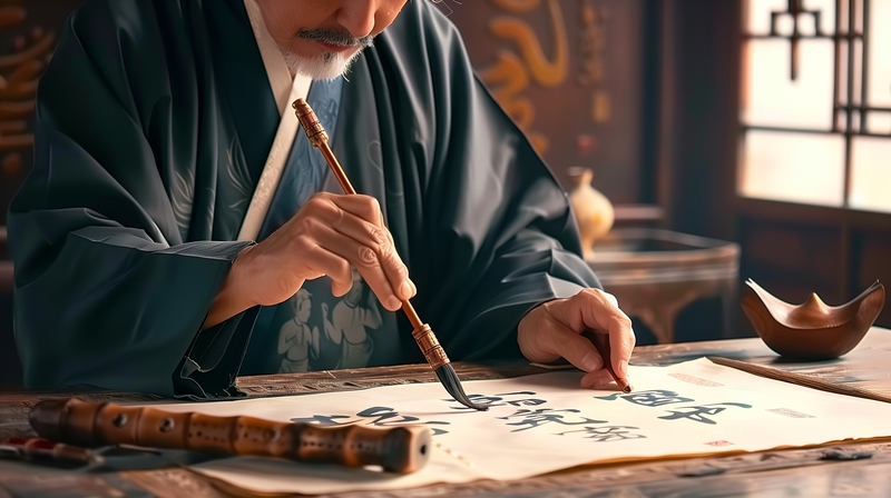 书法艺考隶书创作时，如何处理笔画的粗细变化？